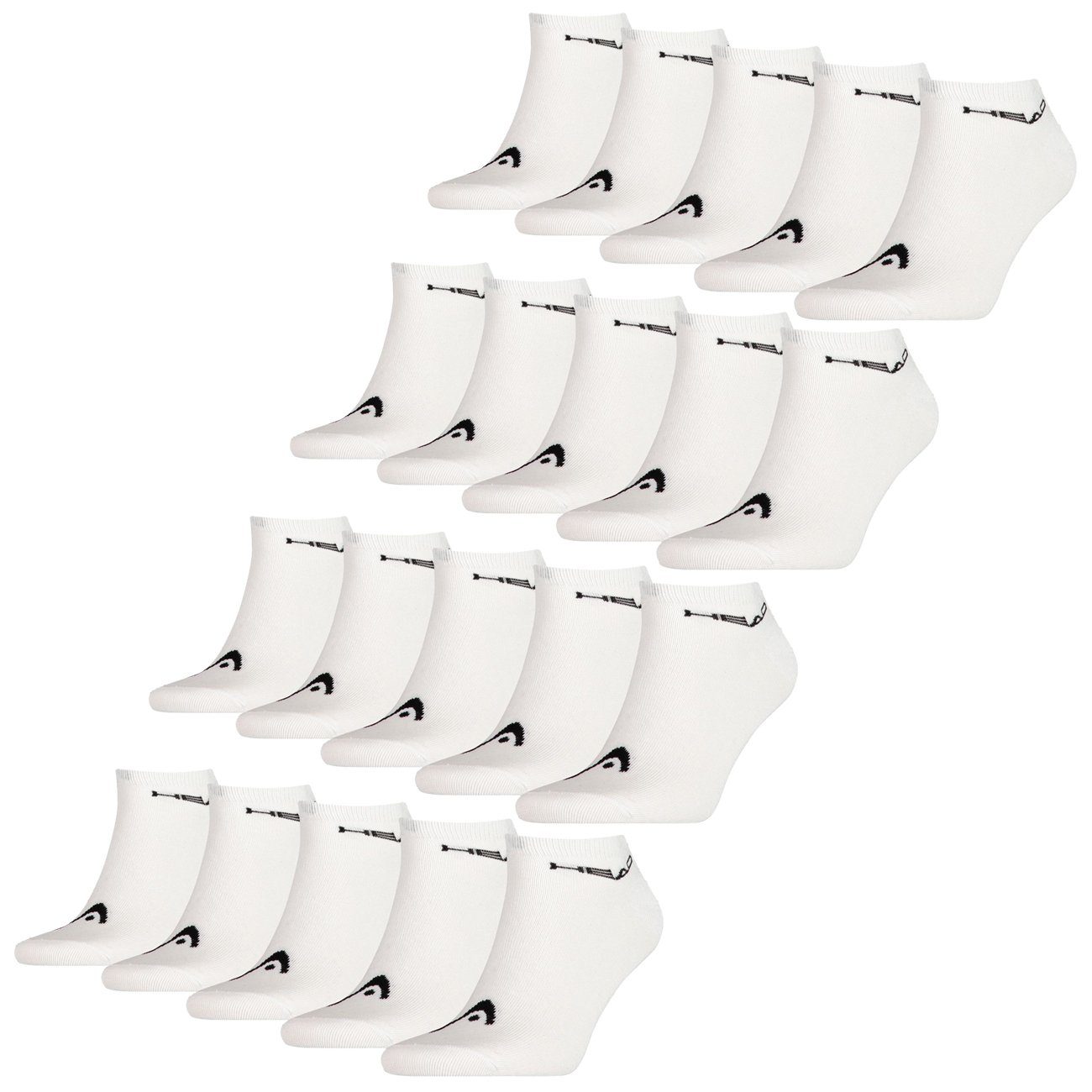 Head Sneakersocken SNEAKER UNISEX 20er Pack (20-Paar) 20 Paar White (300)