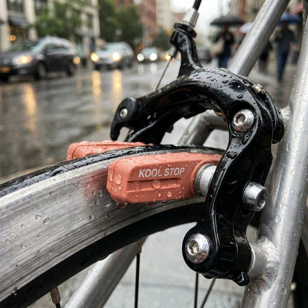 Kool Stop Felgenbremse Kool-Stop Bremsschuh V-Brake-City Pad-salmon T9-CTSA