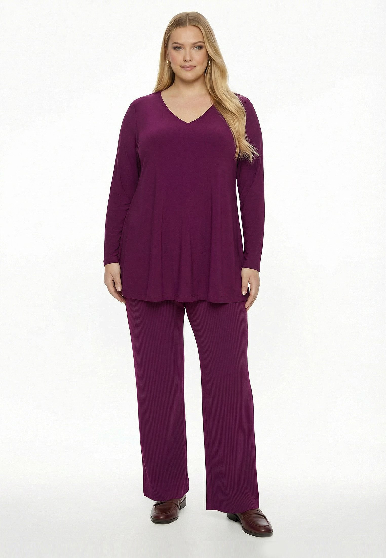 YOEK Bootcuthose Damen Hose Flare Fit