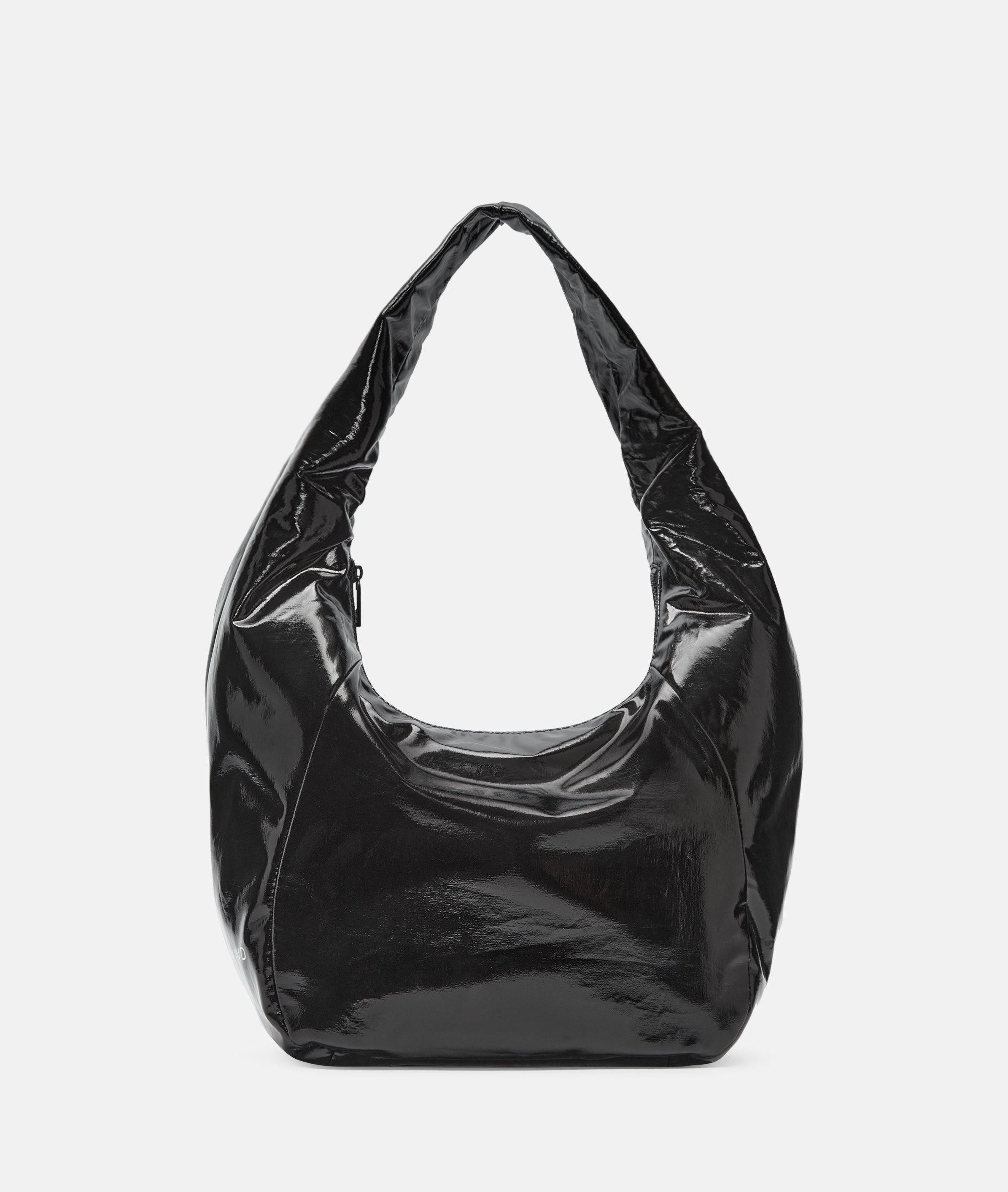 Liebeskind Berlin Schultertasche Hobo, Geräumige Hobo aus folierter Baumwolle