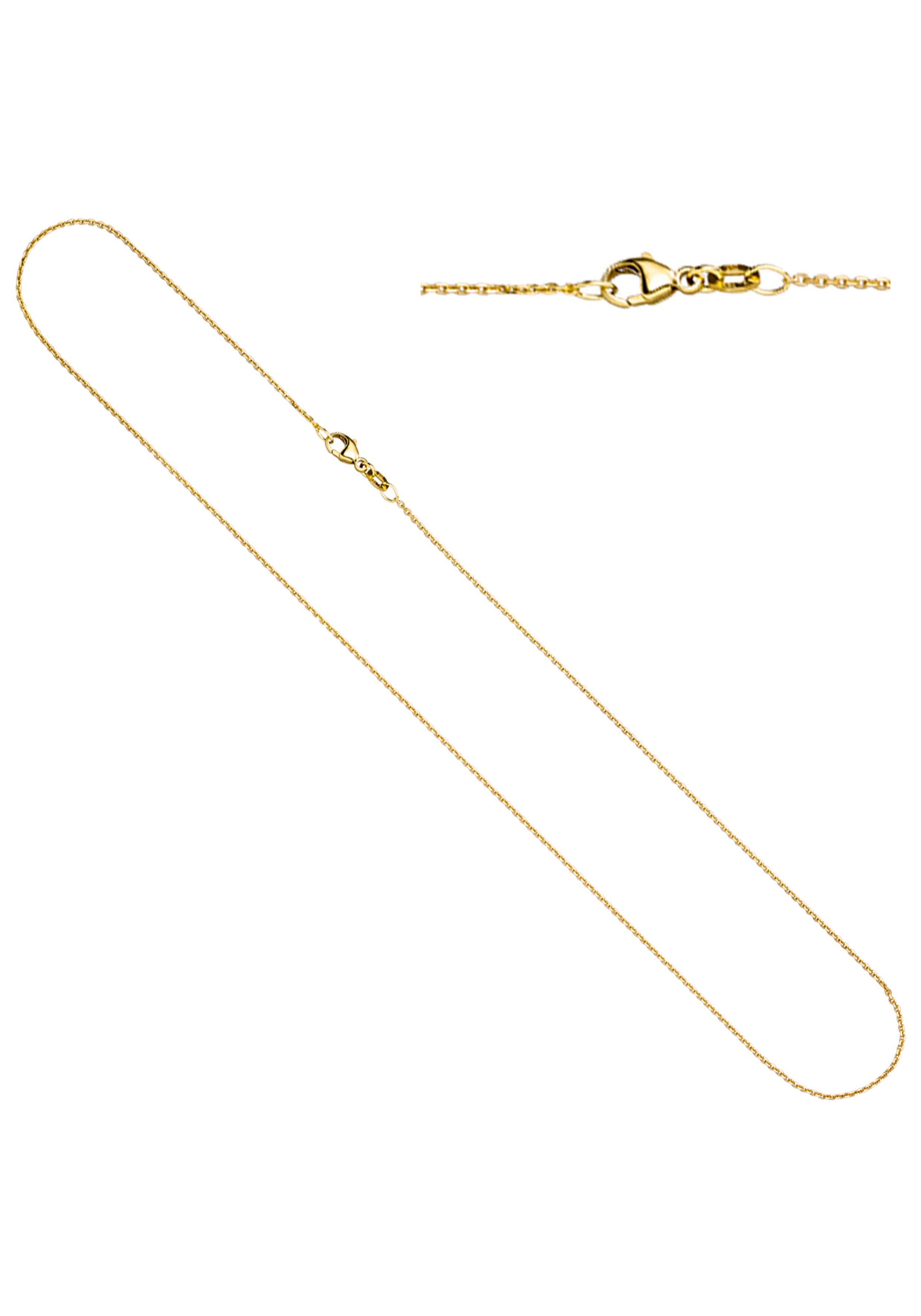 JOBO Kette ohne Anhänger Ankerkette, 750 Gold 1,1 mm 45 cm