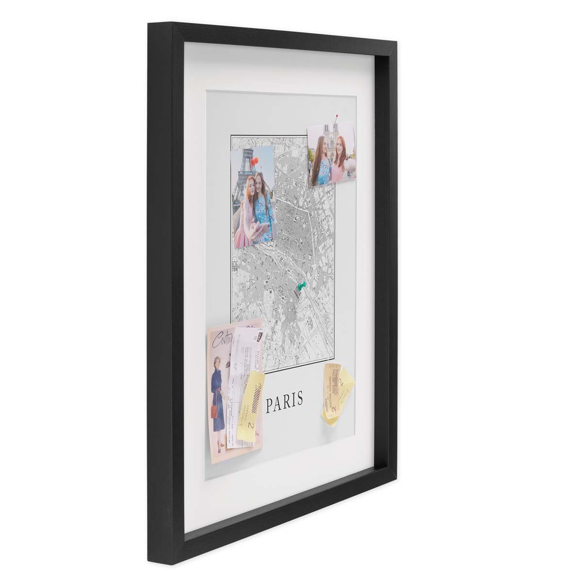 PHOTOLINI Bilderrahmen 3D-Rahmen mit Passepartout / günstig online kaufen