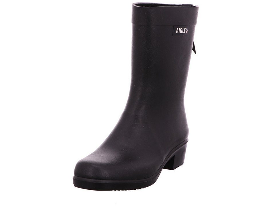 Botas De Lluvia Aigle Myrica Mid Para Mujer - Color Azul Marino, Talla 37 EU, Forro De Secado Rápido, Cómodas