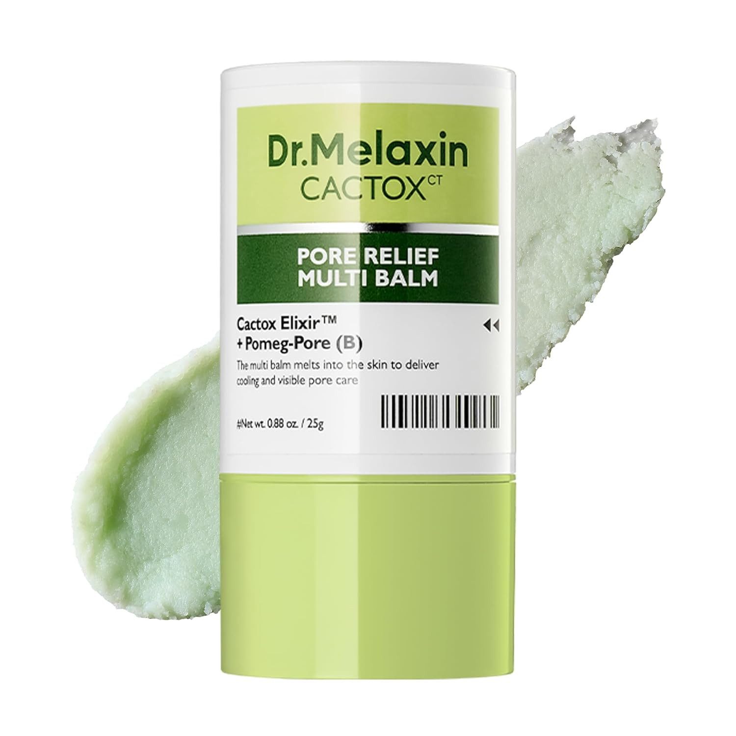 Dr.Melaxin Tagescreme Cactox Pore Relief Multi Balm Stick 25 g – K-Beauty Pflege-Stick mit Kaktus-Extrakt, Caffeine, Zinc PCA, Ceramide – Multifunktionaler, Cooling-Pflegestick mit Kaktus, Koffein und Zink PCA für sofortige
