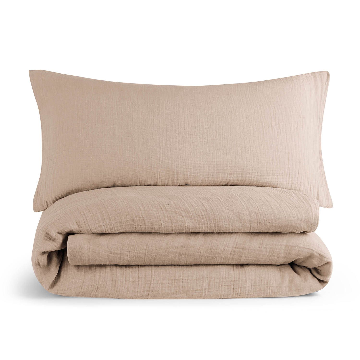 Blumtal Bettwäsche Musselin 100% Baumwolle im Set, Kopfkissenbezug & Decken günstig online kaufen