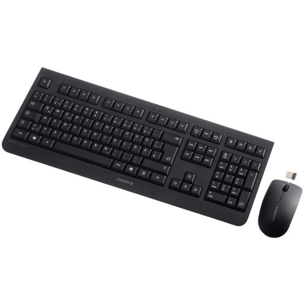 Cherry TAS DW 3000 Wireless Tastatur und MausSet, DesktopSet, kabellos, deutsches
