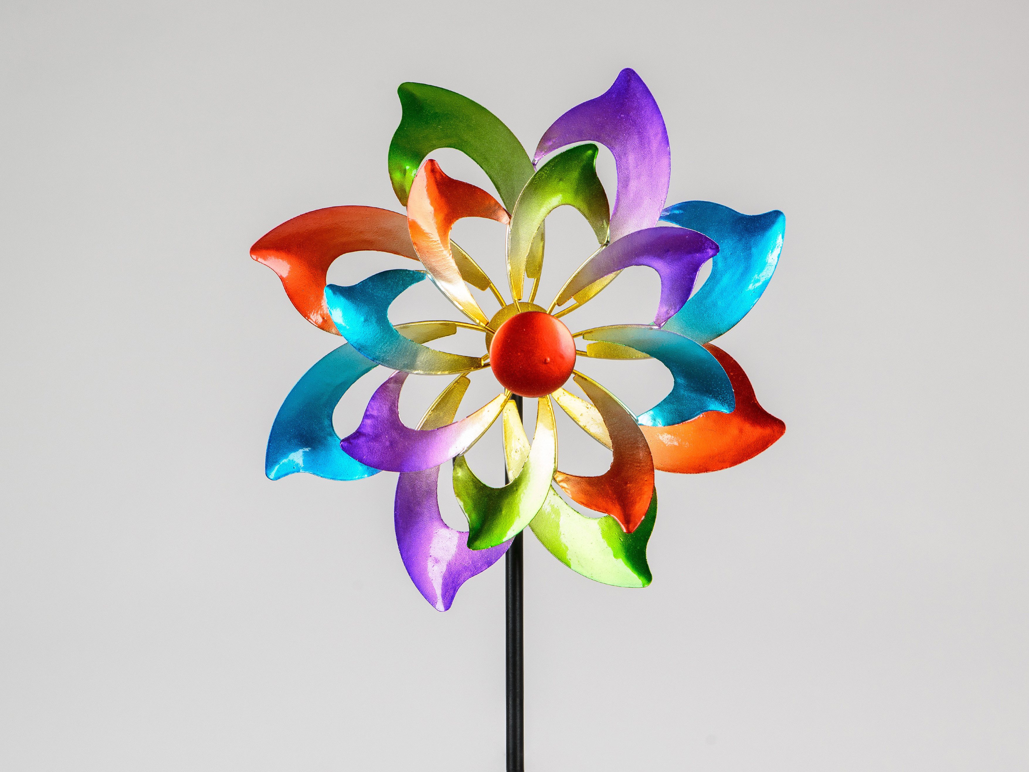 formano Deko-Windrad Sommerzeit, Farbe: Mehrfarbig, Höhe: 122cm