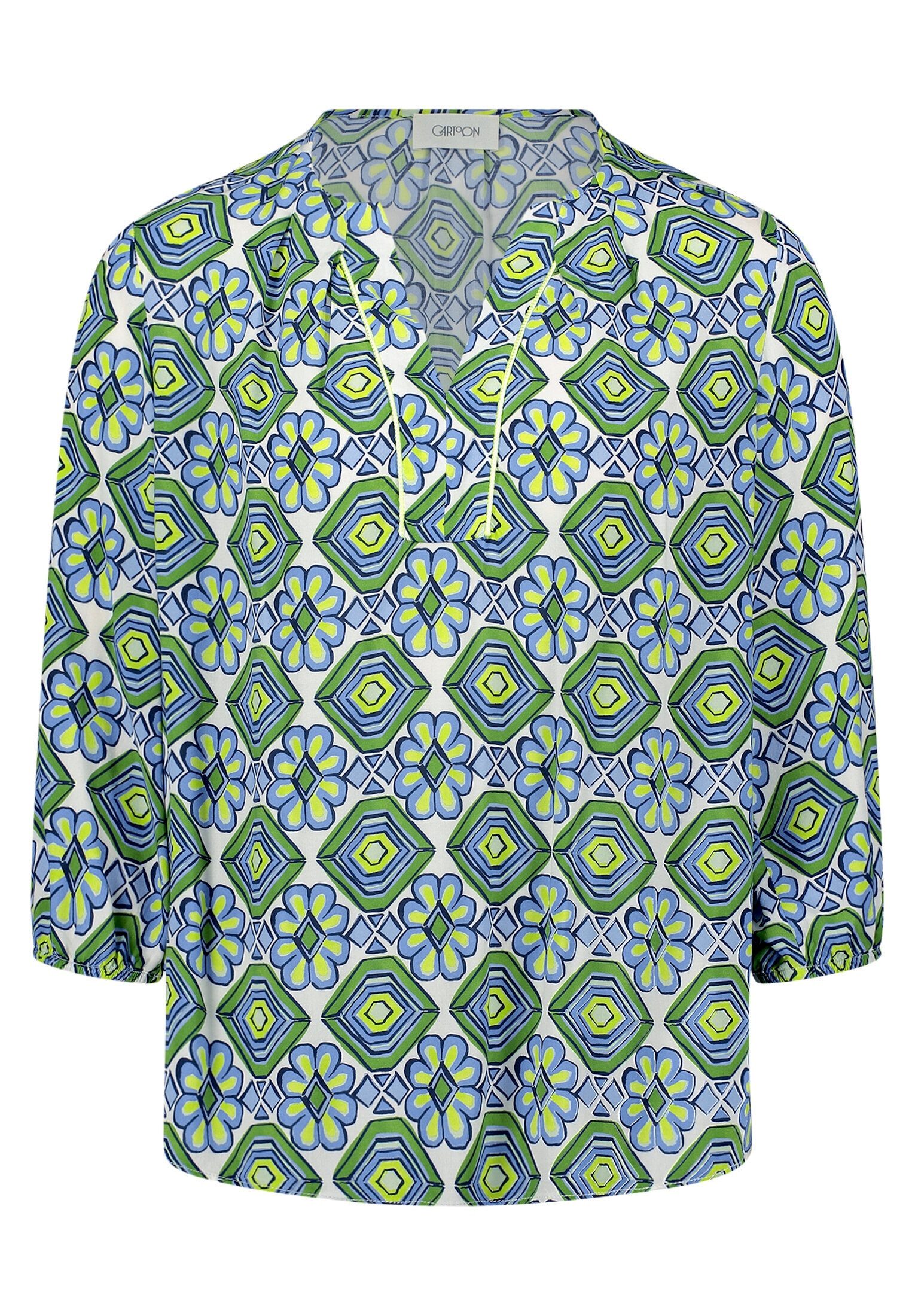 Cartoon Schlupfbluse Damen mit Muster