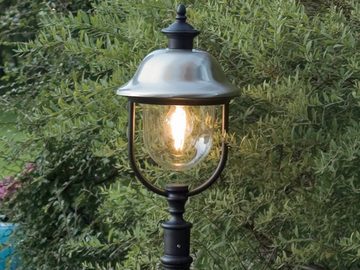 KONSTSMIDE LED Pollerleuchte, LED wechselbar, Warmweiß, Garten-laterne Landhausstil, Gartenweg-beleuchtung beleuchten H: 125cm