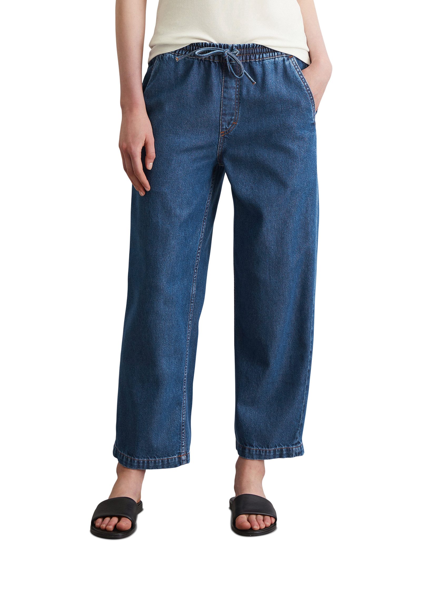 Marc O'Polo Weite Jeans aus TENCEL™ Lyocell-Mix günstig online kaufen