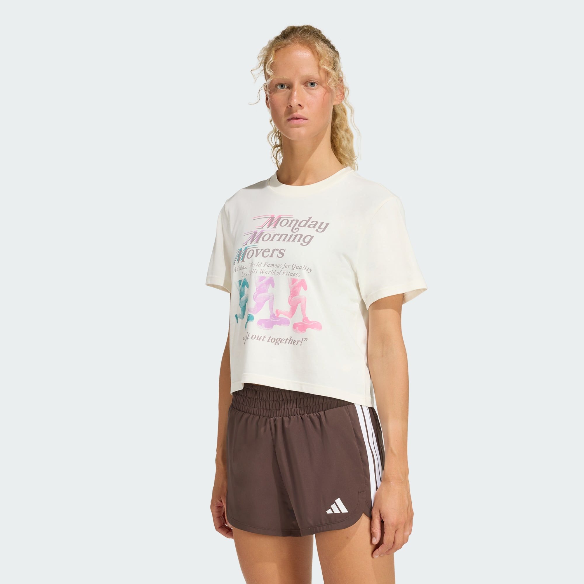 adidas Performance T-Shirt LES MILLS MOVERS GRAPHIC T-SHIRT (1-tlg) günstig online kaufen