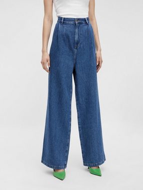 ONLY High-waist-Jeans Una (1-tlg) Falten