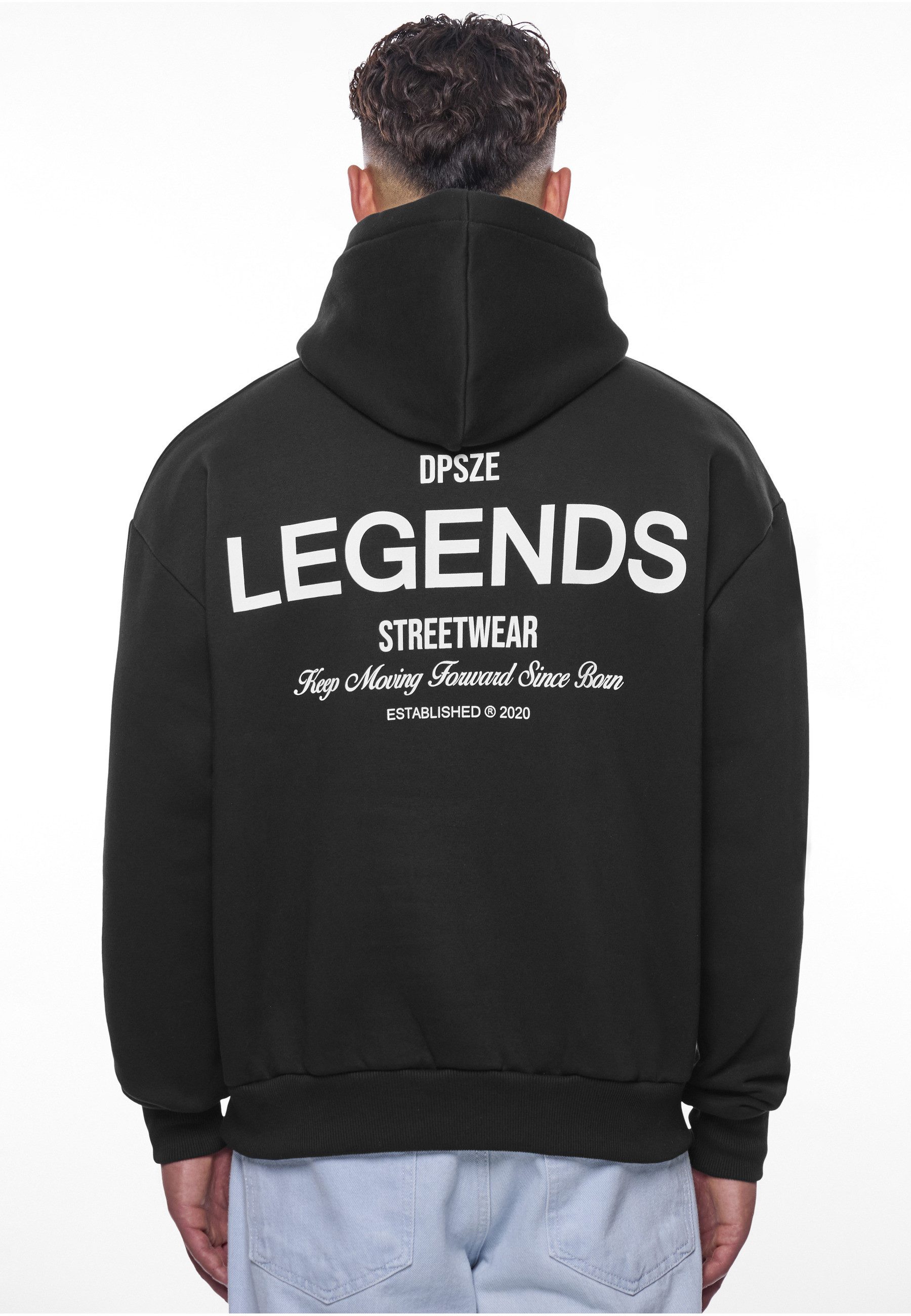 Dropsize Kapuzenpullover Dropsize HEAVY OVERSIZE KEEP MOVING HOODIE (1-tlg)