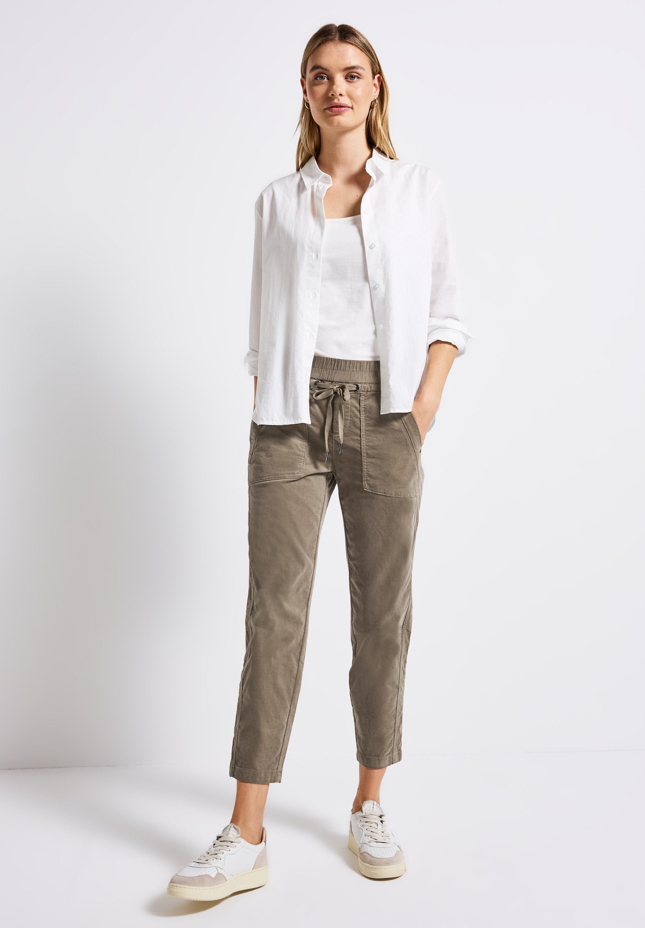 STREET ONE Cordhose Middle Waist