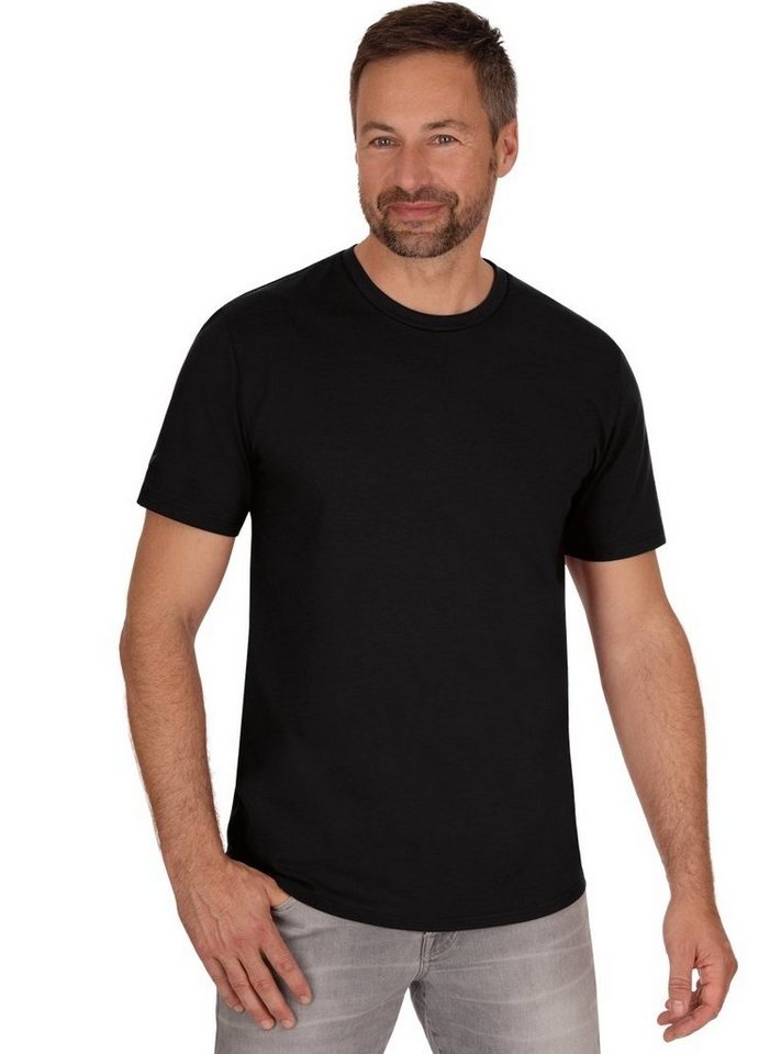 Trigema T-Shirt TRIGEMA T-Shirt aus 100% Biobaumwolle, Klassischer Schnitt  Unisex