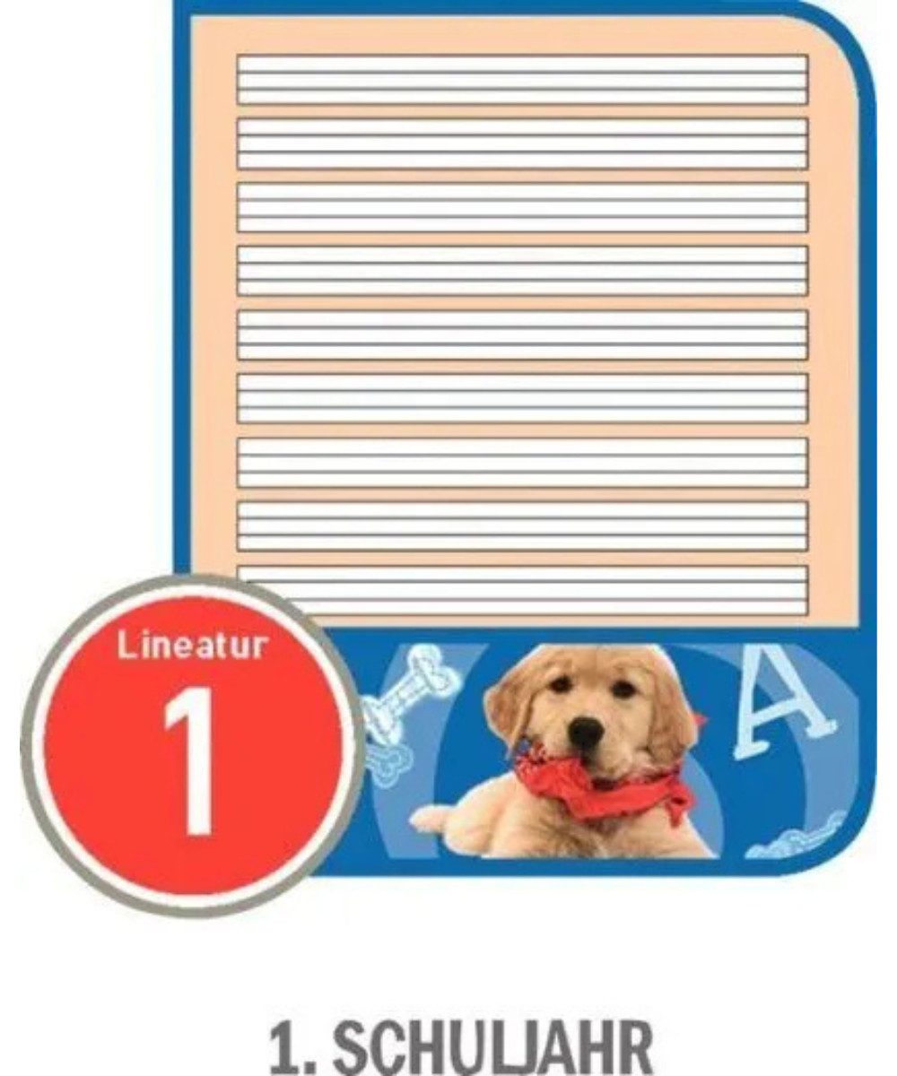 Herlitz Schulheft Herlitz Schulheft x-book, Lineatur 01, A4, 16 Blatt