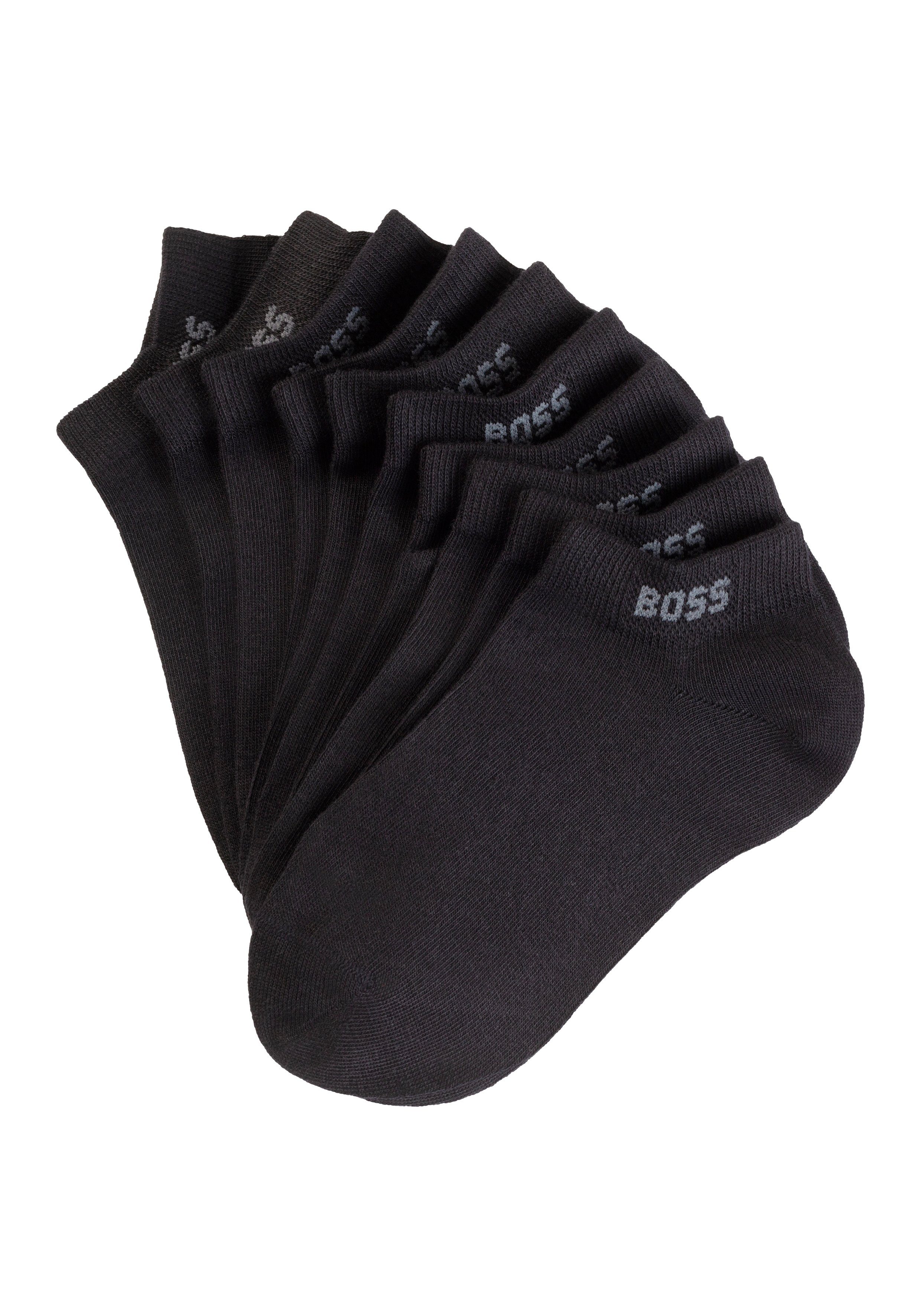 BOSS Sneakersocken 5P AS Logo CC W (Packung, 5-Paar, 5er) mit BOSS-Logoschriftzug