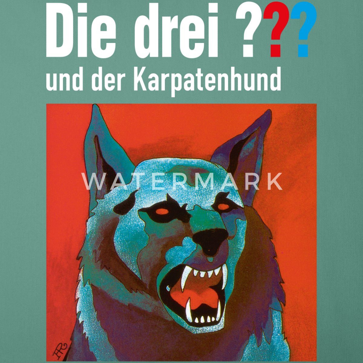 Spreadshirt Kissenbezug Die Drei Fragezeichen Und günstig online kaufen