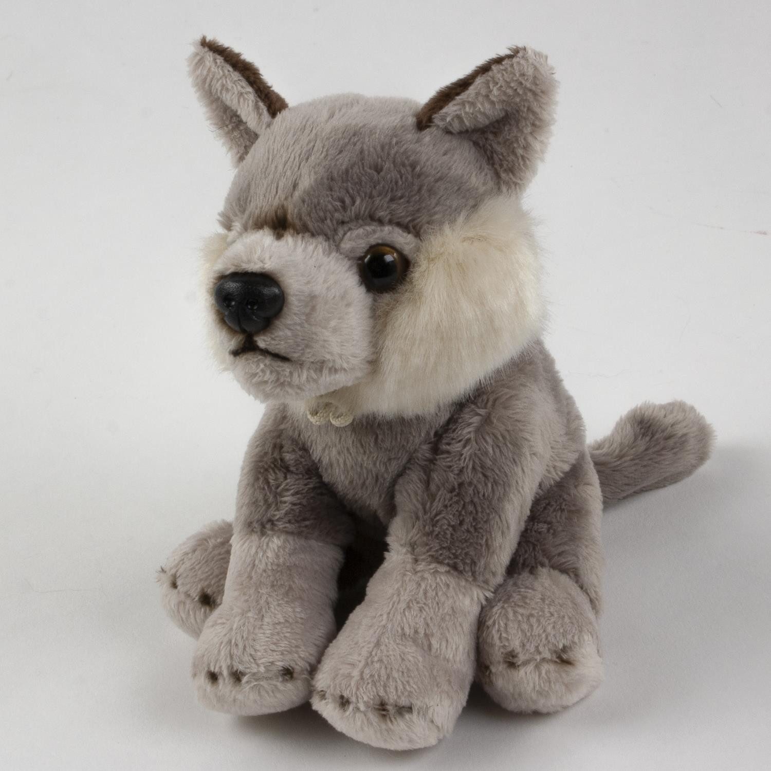 Teddys Rothenburg Kuscheltier Wolf sitzend 15 cm Plüschtier günstig online kaufen