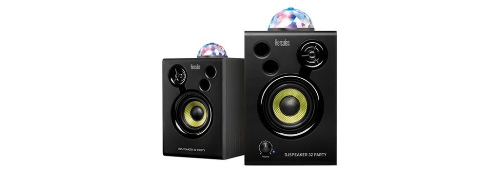 HERCULES DJSpeaker 32 Party Lautsprecher (kabelgebunden, 30 W)