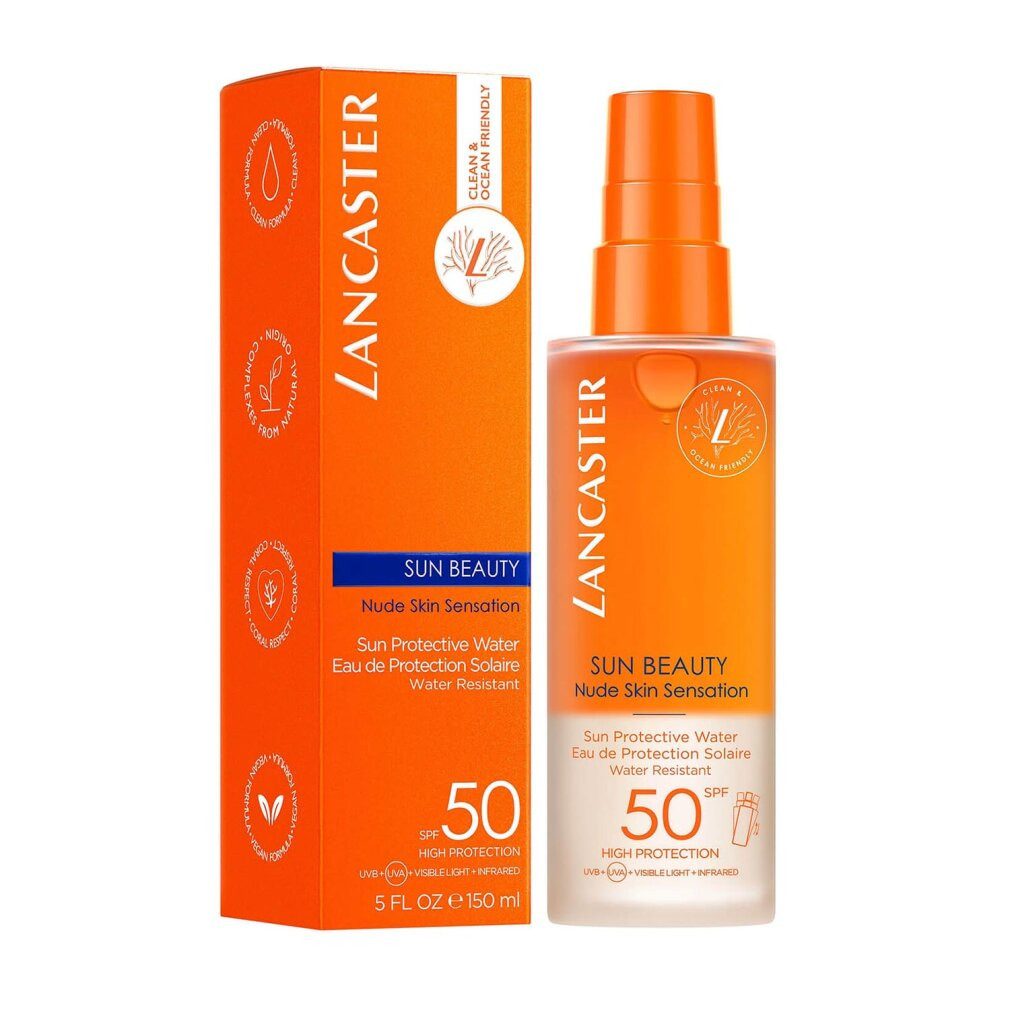 LANCASTER Sonnenschutzcreme Lan Cos Sun Beauty Protective Water Agua Spf50