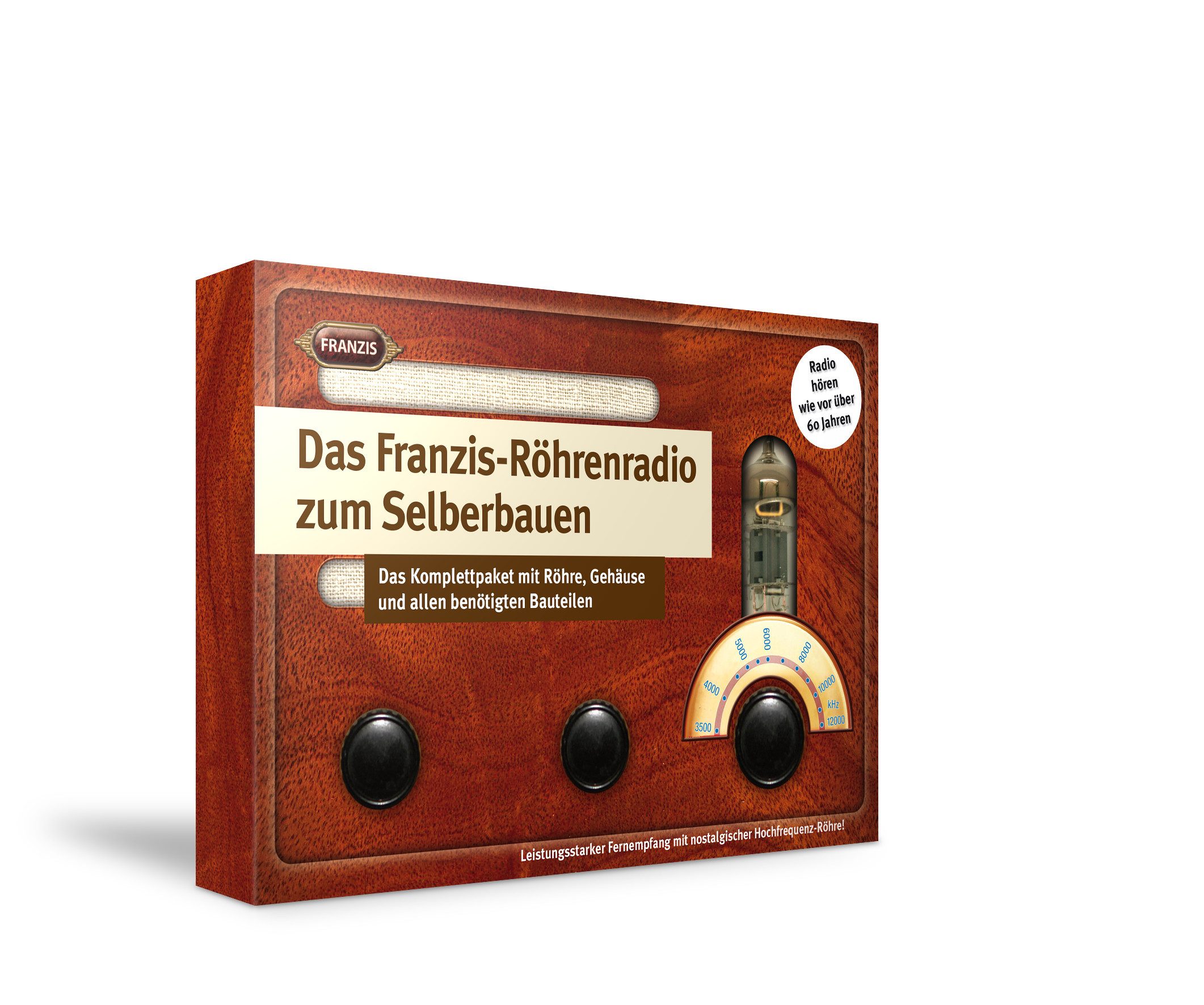 Franzis Lernspielzeug Lernspielzeug Röhrenradio Bausatz Leistungsstarker günstig online kaufen
