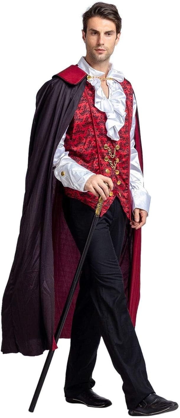 Spooktacular Creations Vampir-Kostüm Spooktacular Creations Vampir Deluxe, Herren Halloween