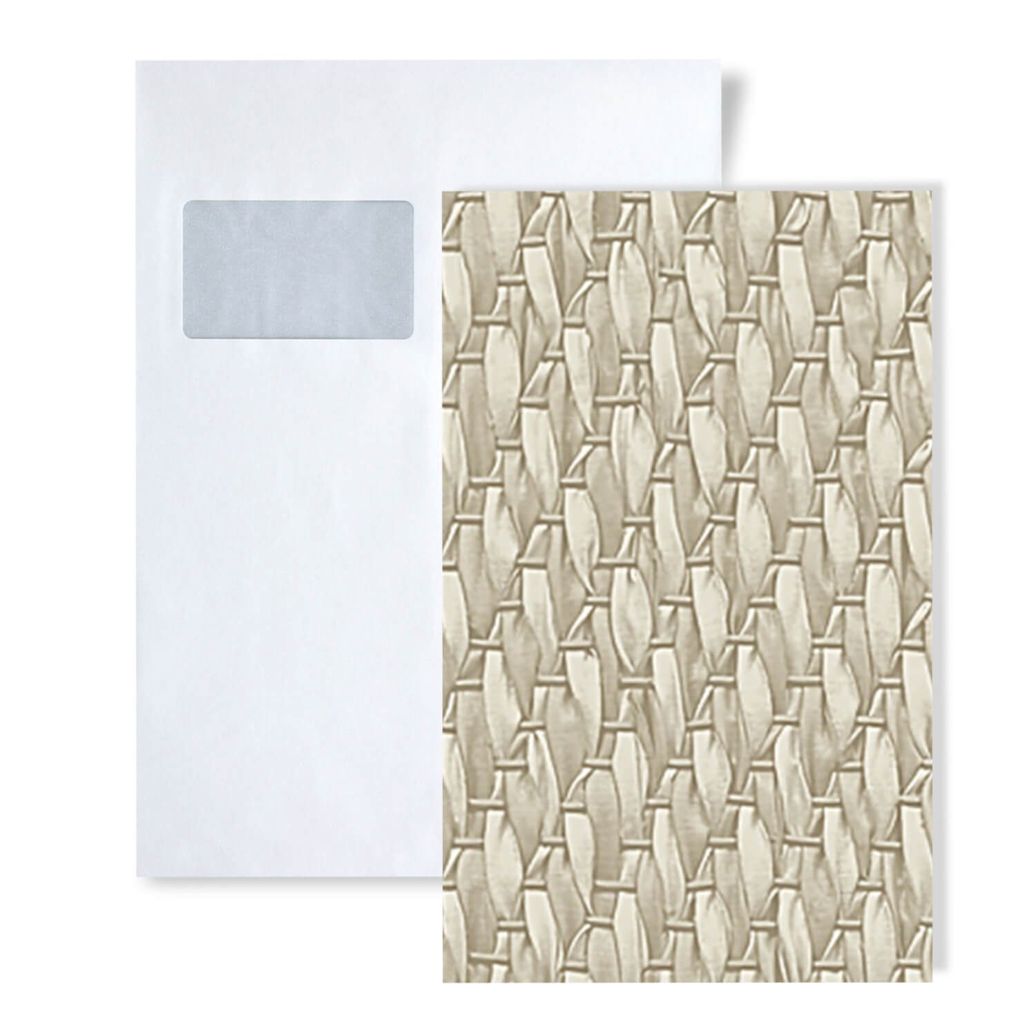 Profhome Strukturtapete 1 MUSTERSTÜCK S-LC522503-DI DIN A4 MUSTER der Struktur Tapete, (1 Musterblatt, ca. A5-A4), beige