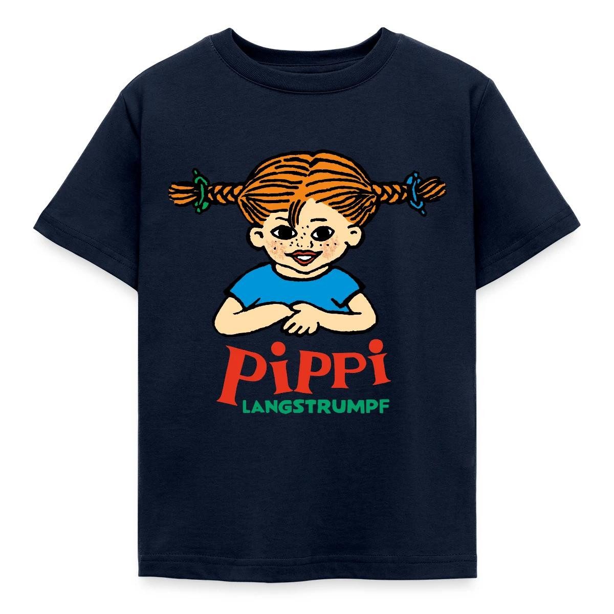 T-Shirt Pippi Langstrumpf Logo Kinder T-Shirt