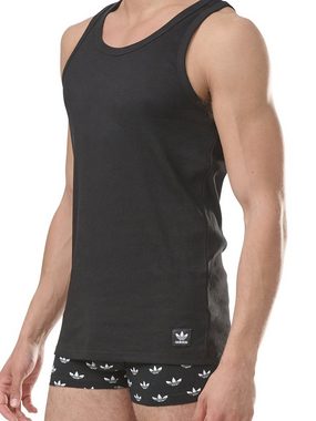 adidas Originals Tanktop Comfort Rib Cotton (2-tlg) Tank-top unterhemd unterzieh-shirt