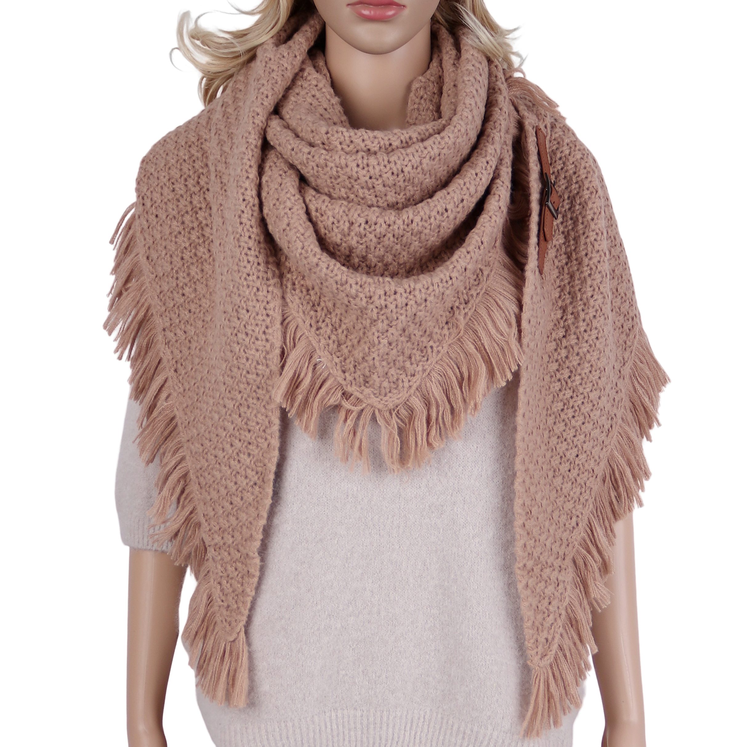 MIRROSI Dreieckstuch Strickschal warmer Dreiecksschal ca.200x80 cm, in toll günstig online kaufen