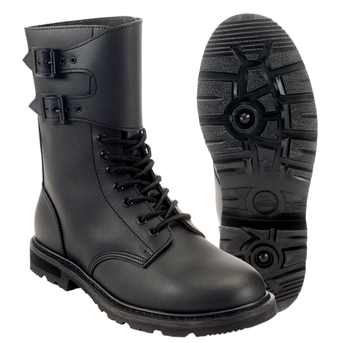 Brandit Französische Armee Kampfstiefel Stiefel Rutschfest günstig online kaufen