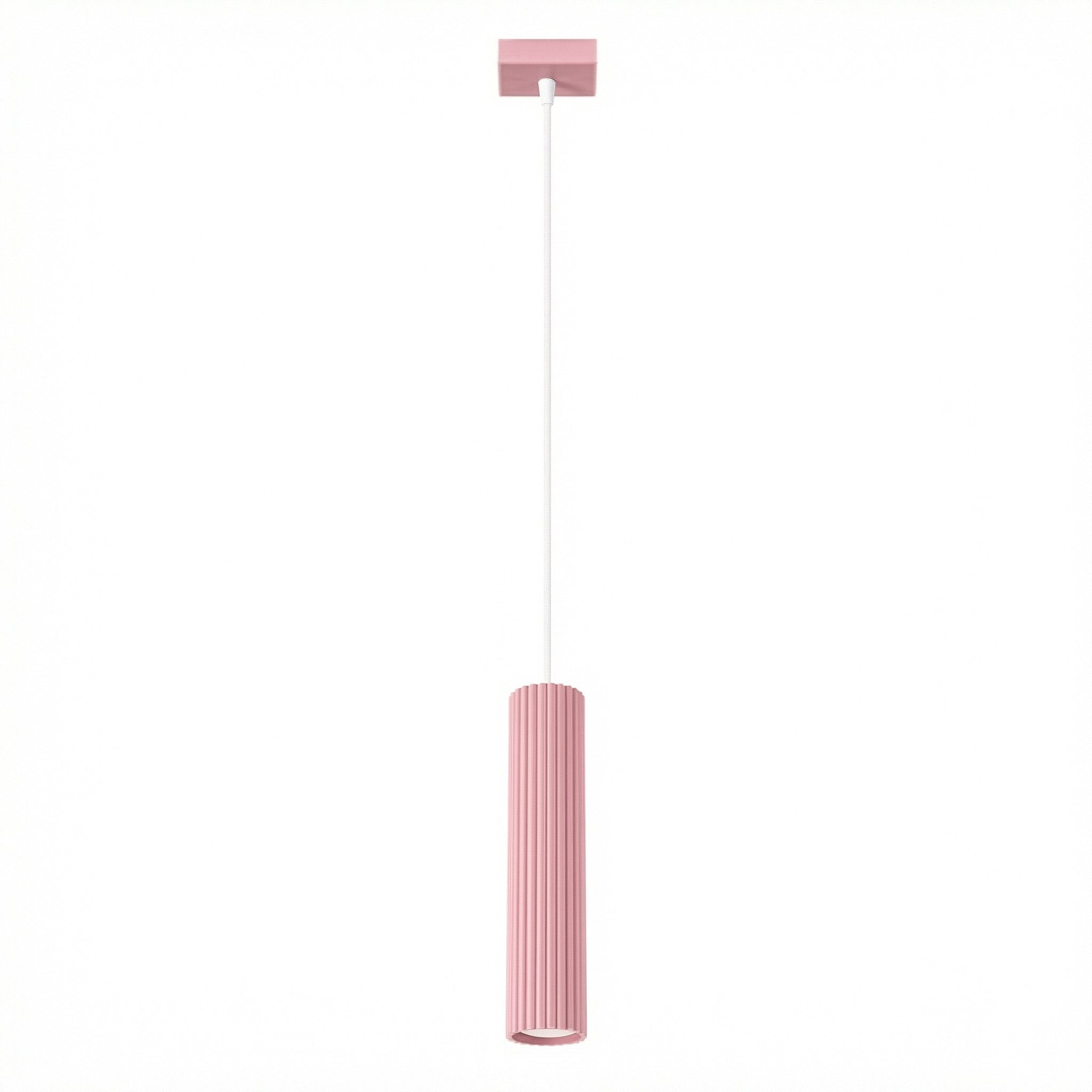 SOLLUX lighting Hängeleuchte Pendelleuchte KARBON 1 rosa, Nicht enthalten