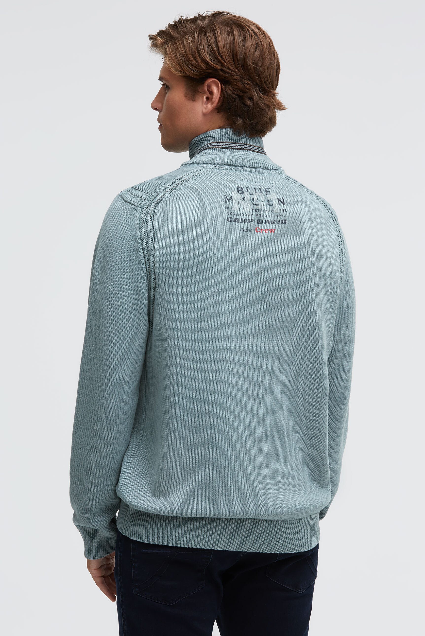 CAMP DAVID Troyer aus Baumwolle