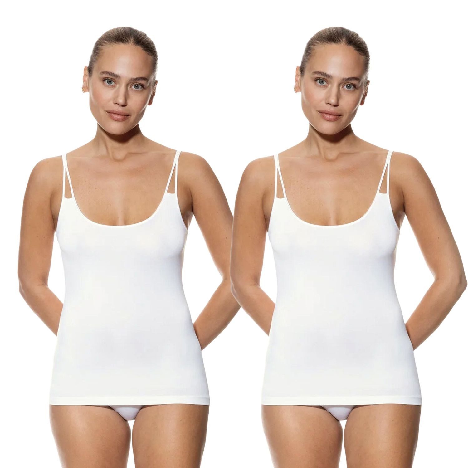 2 x weiß
