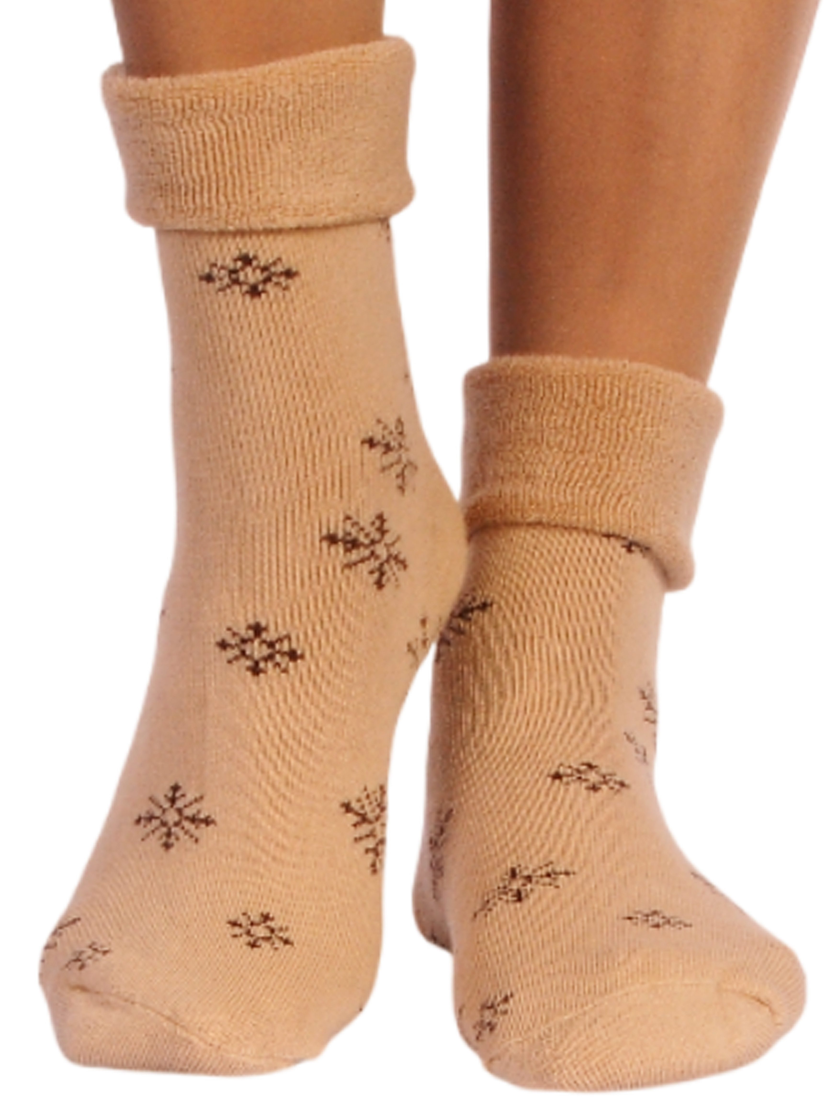 Thermosocken Weihnachtssocken socks Frottee Strümpfe weihnachtlich Socken
