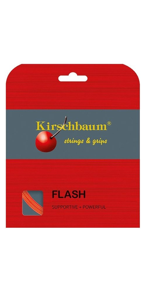 Tennissaite Flash (Haltbarkeit+Power) orange 12m Set