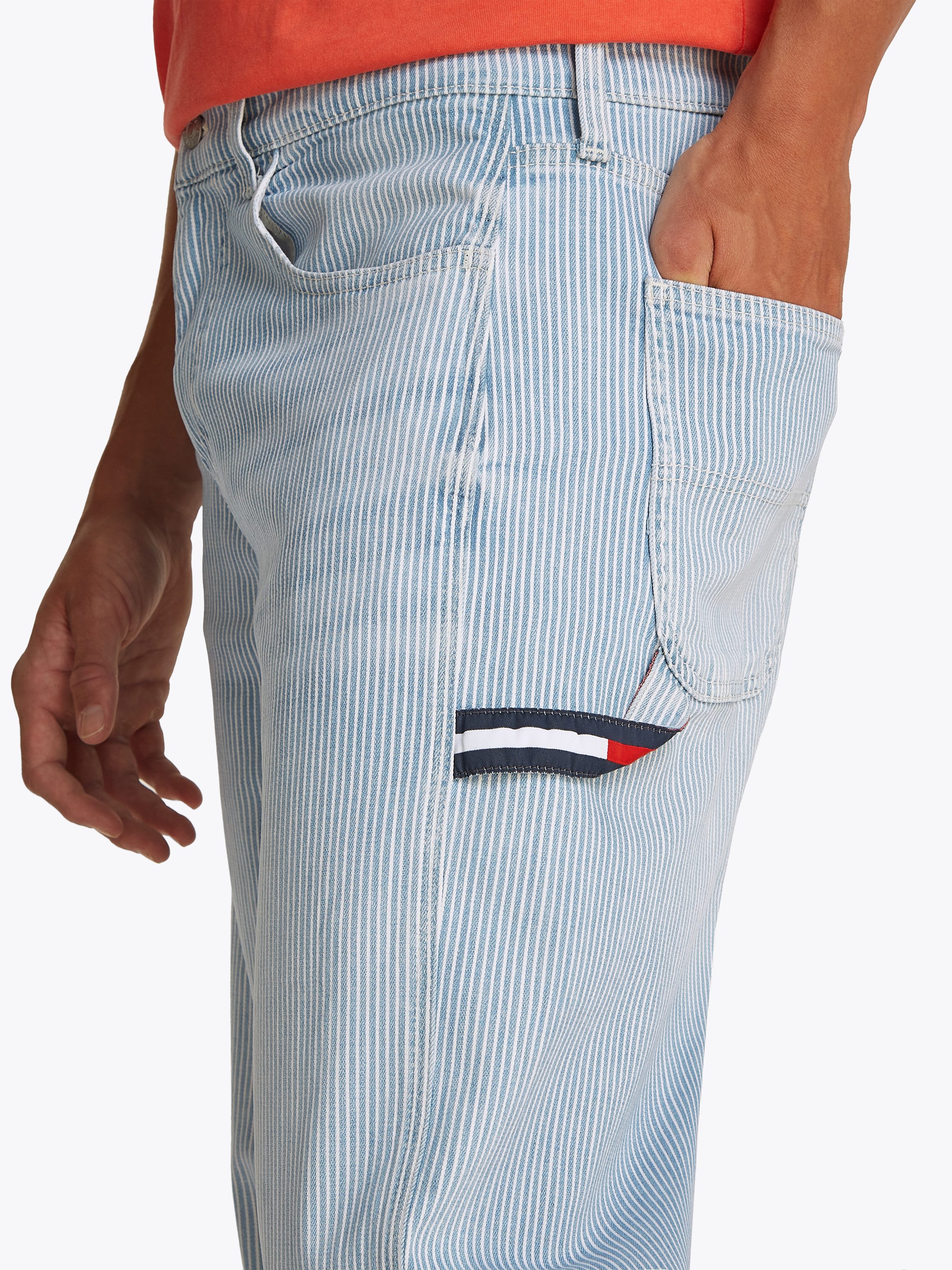 Tommy Jeans Loose-fit-Jeans Jamie Loose Straight fein gestreift günstig online kaufen