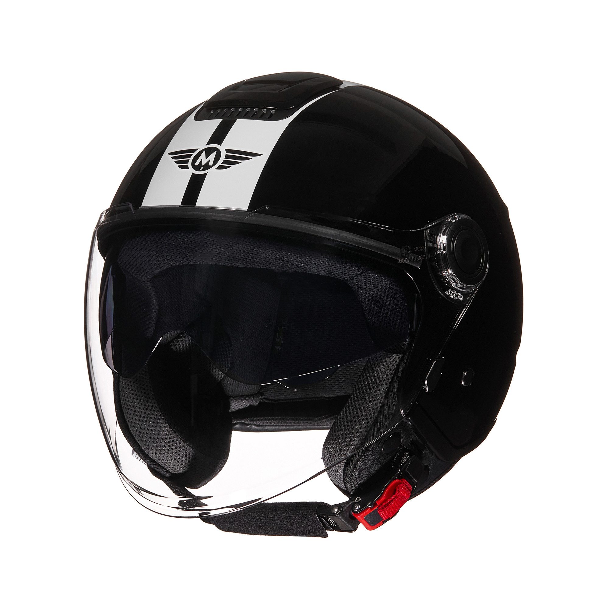 MOTO HELMETS Motorradhelm Integralhelm Motorrad Full Helm U-52 Racing, Helm für Motorrad Roller, Schnellverschluss, Sonnenvisier, nur 1050g