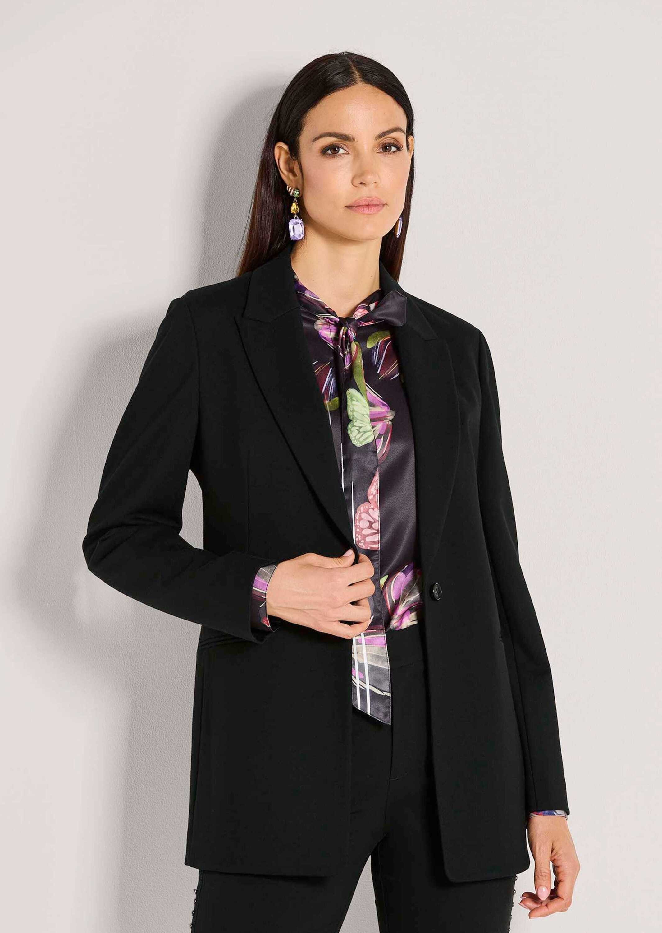 MADELEINE Kurzblazer Eleganter Longblazer mit Stretch-Komfort Businessblaze günstig online kaufen