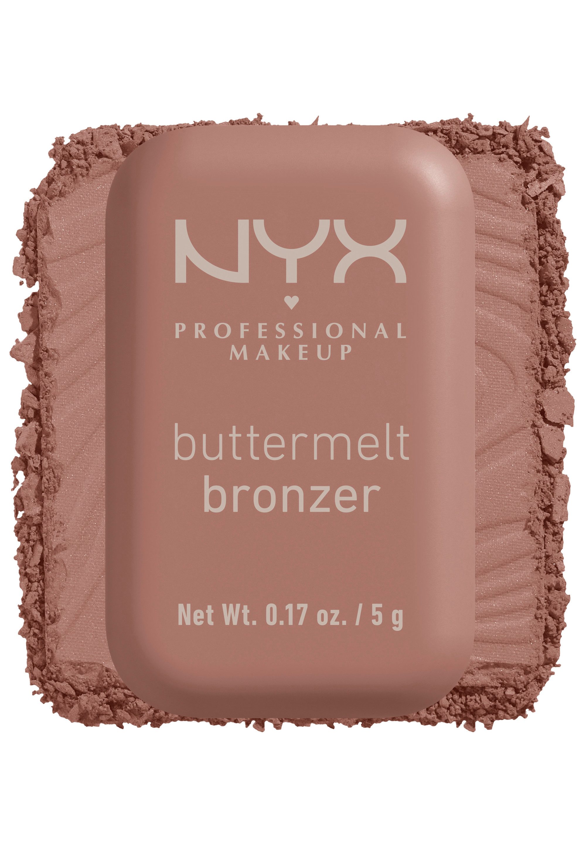 NYX PROFESSIONAL MAKEUP Bronzer BUTTERMELT BRONZE BRONZER, für einen natürlichen Glow, der den ganzen Tag lang hält