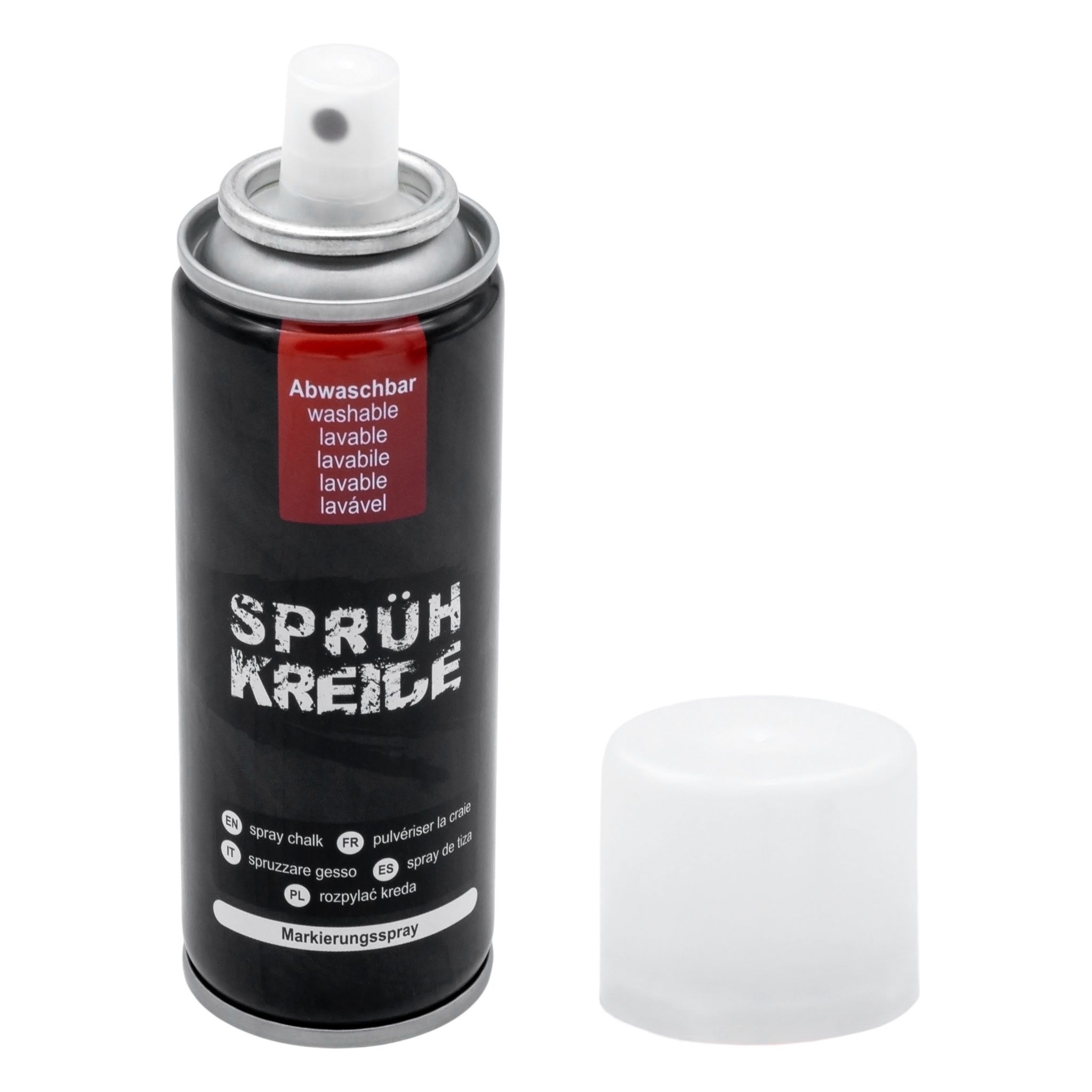 Spetebo Kreidespray Markierungsspray für Beton, Glas, Rasen & Außenflächen, Wasserlöslich und abwaschbar