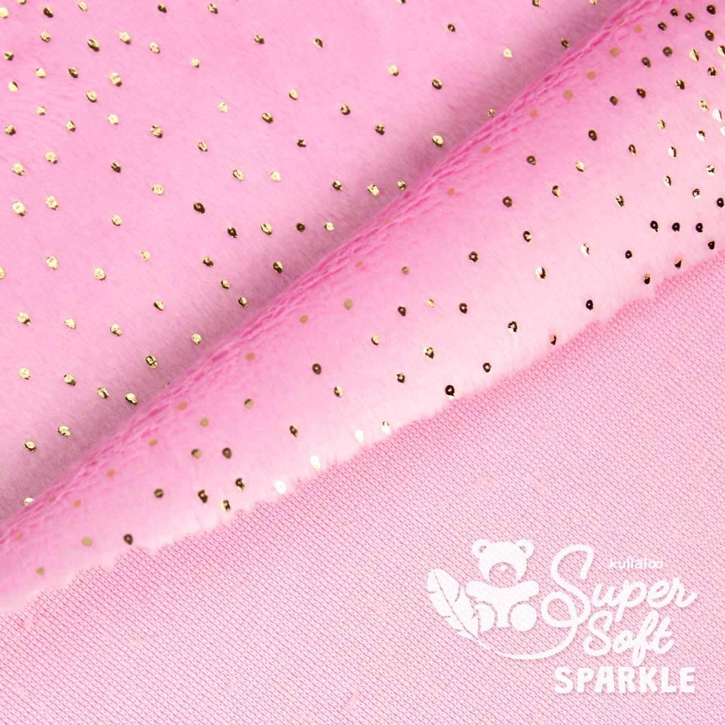 kullaloo Stoff - SuperSoft SPARKLE (0,75 m x 1 m)