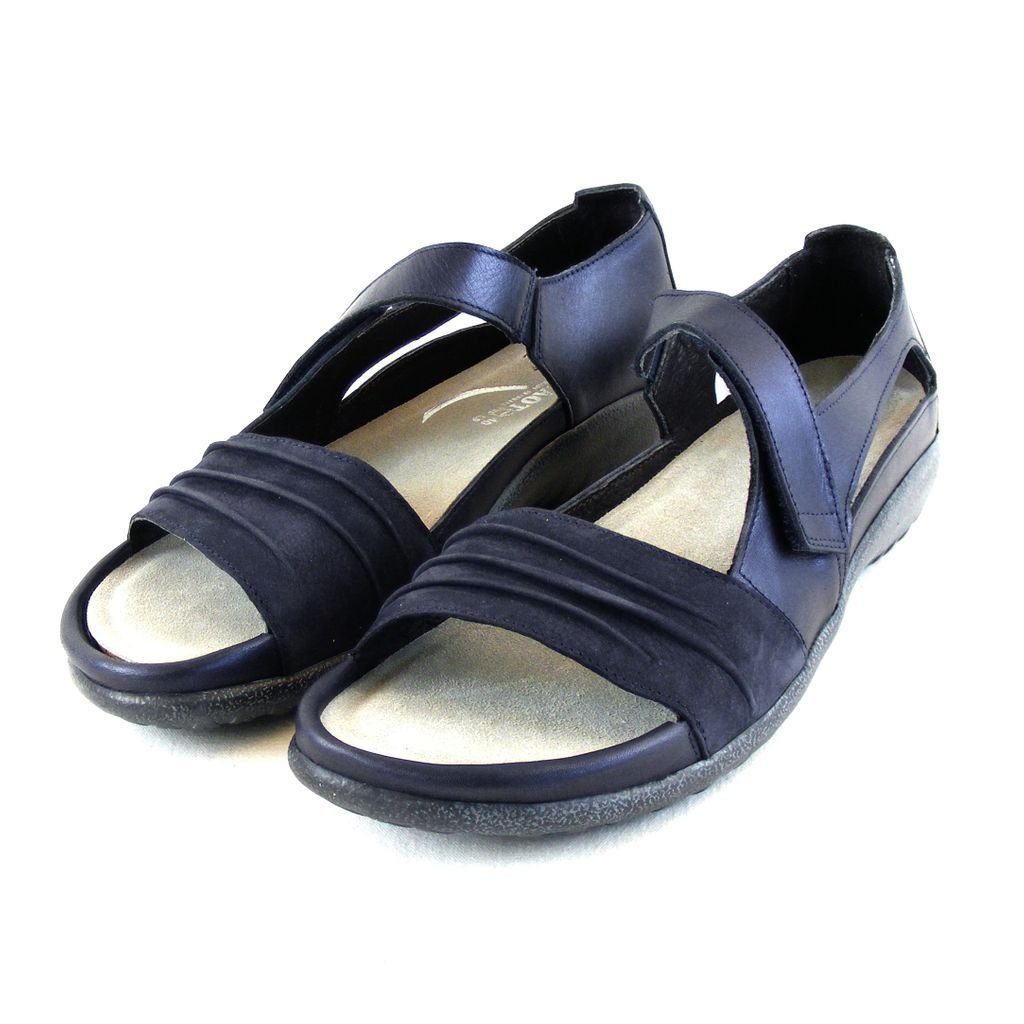 NAOT Naot Papaki dunkelblau combi Damen Schuhe Sandalen Leder Fußbett 16511 Sandalette