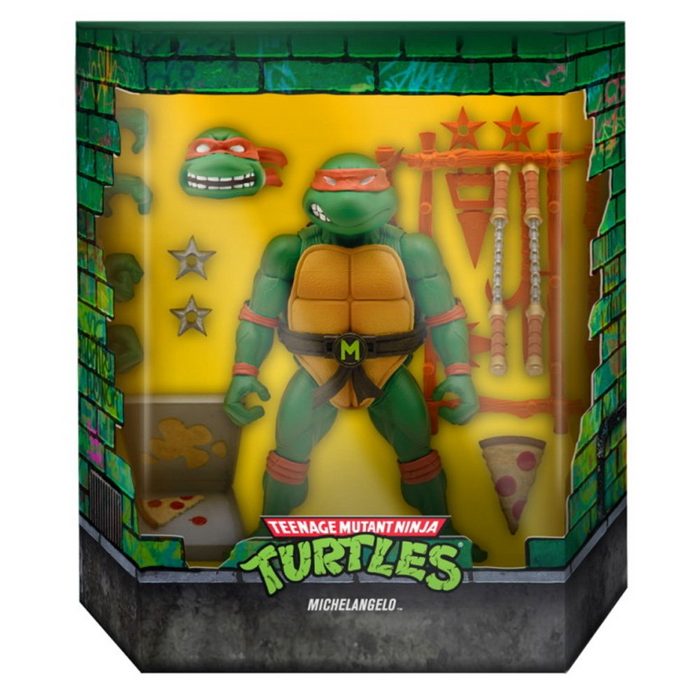 Super7 Actionfigur Michelangelo Ultimates Wave 3 - Teenage Mutant Ninja Turtles
