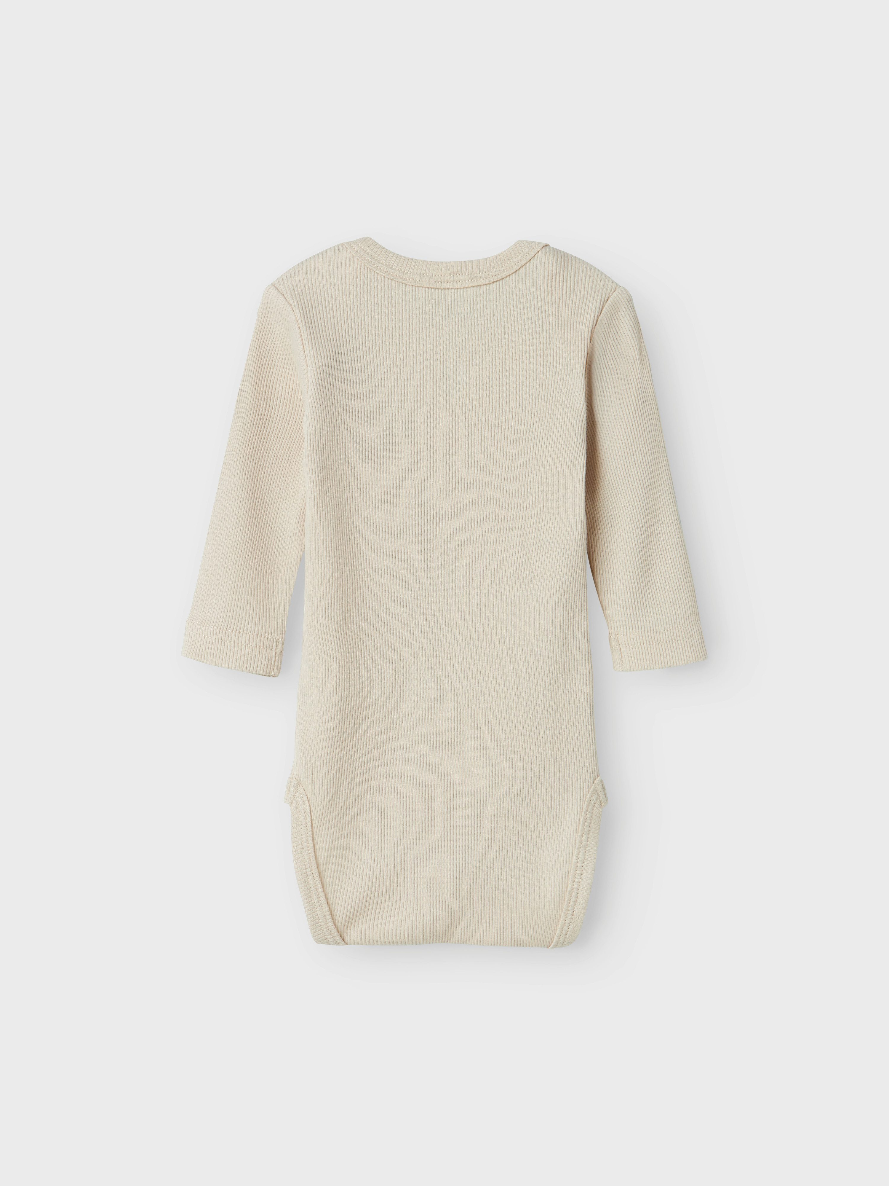 Name It Langarmbody NBNBODY für Mädchen und Jungen mit Rippstruktur und Komfort (Packung, 5-tlg) unifarben, casual, regular fit, Baumwolle, Rundhals