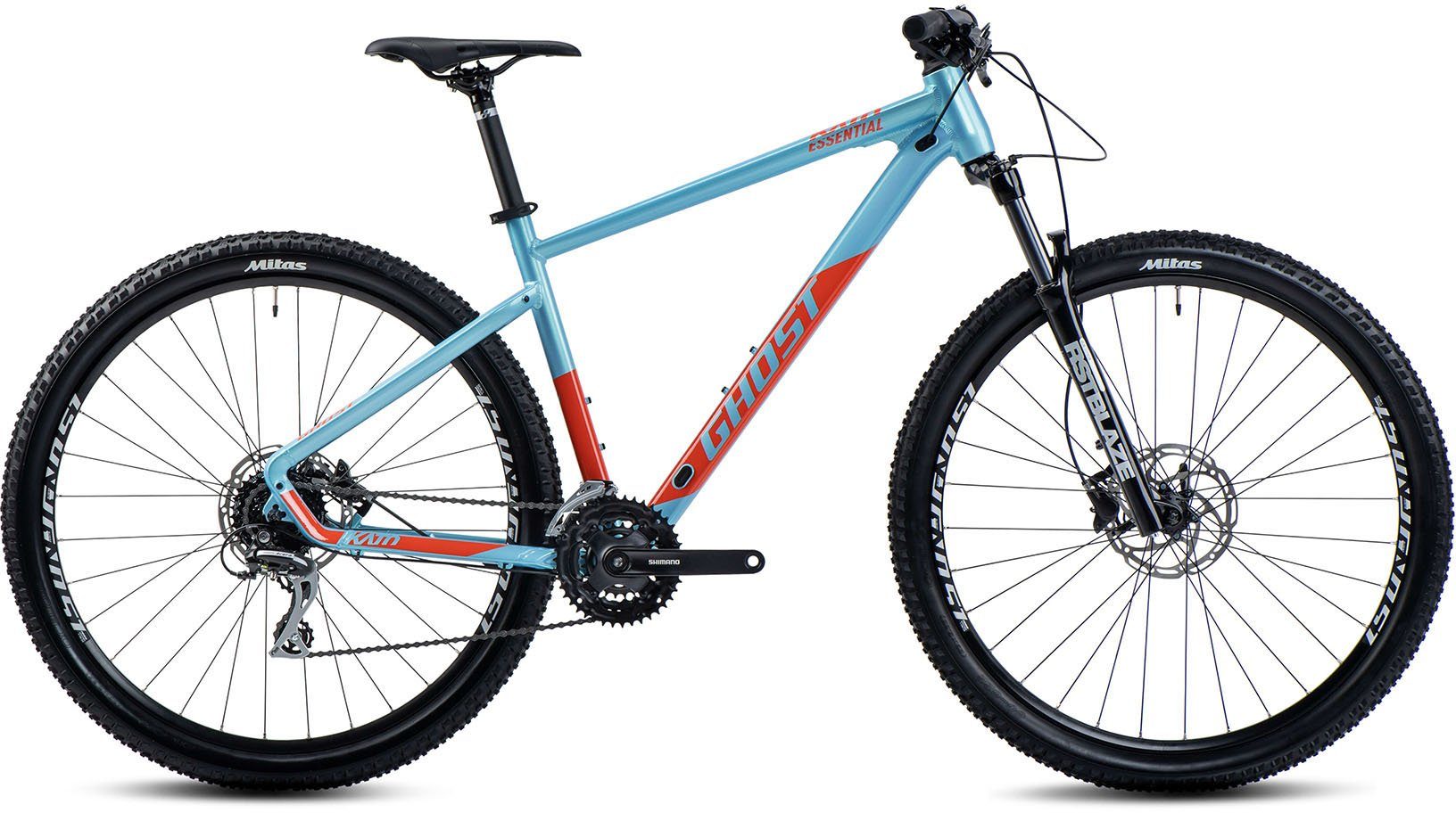 Mountainbike Ghost AL, RD-M360 Gang Essential Schaltwerk, Kato Acera Kettenschaltung Shimano 24