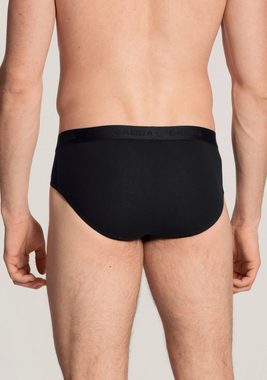 CALIDA Slip Natural Benefit (3er Pack) Herren-Slip formstabile Single Jersey-Qualität