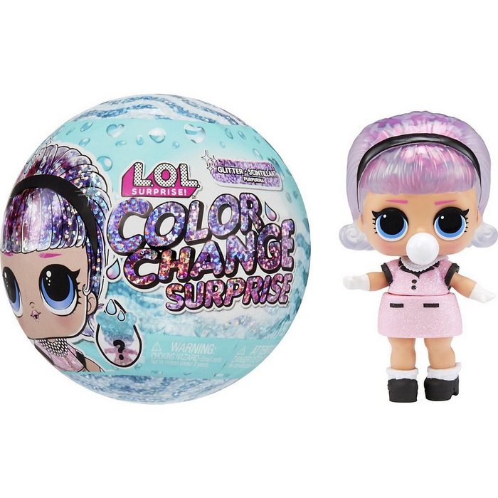 MGA Sammelfigur L.O.L. Glitter Color Change Doll sortiert