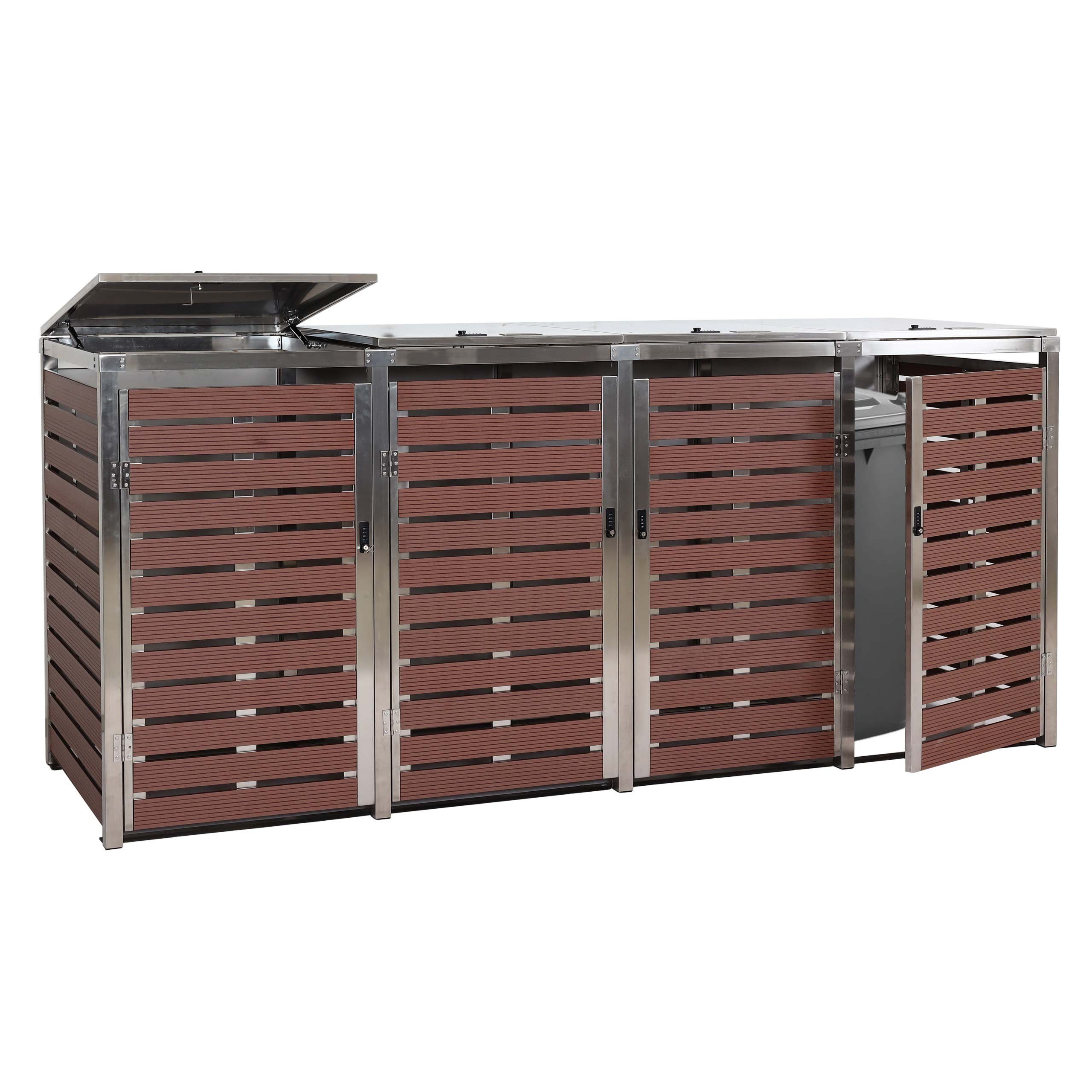Mülltonnenbox MCW-K14-4er-E